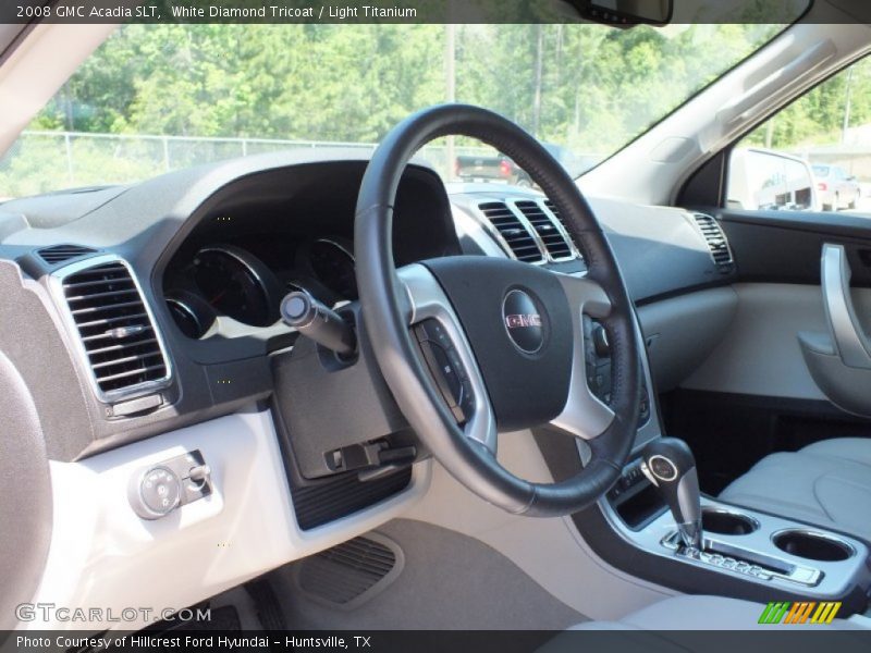 White Diamond Tricoat / Light Titanium 2008 GMC Acadia SLT