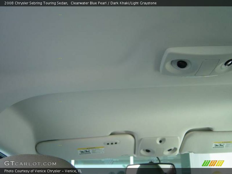 Clearwater Blue Pearl / Dark Khaki/Light Graystone 2008 Chrysler Sebring Touring Sedan