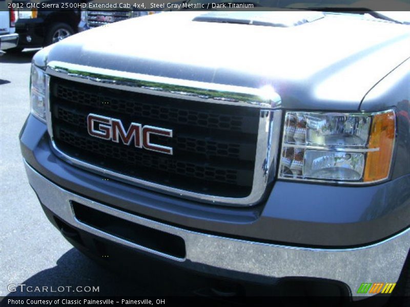 Steel Gray Metallic / Dark Titanium 2012 GMC Sierra 2500HD Extended Cab 4x4