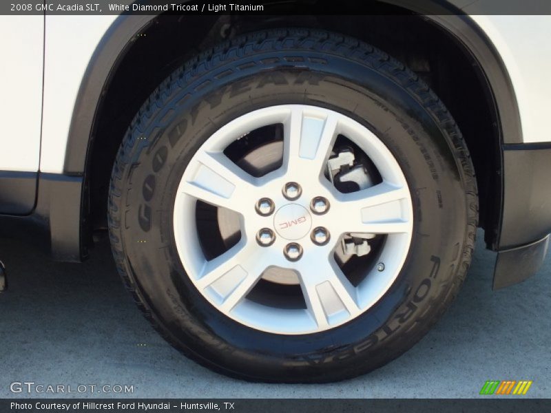 White Diamond Tricoat / Light Titanium 2008 GMC Acadia SLT