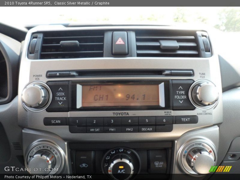 Classic Silver Metallic / Graphite 2010 Toyota 4Runner SR5