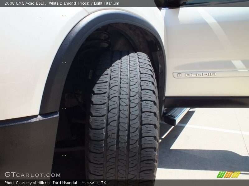 White Diamond Tricoat / Light Titanium 2008 GMC Acadia SLT