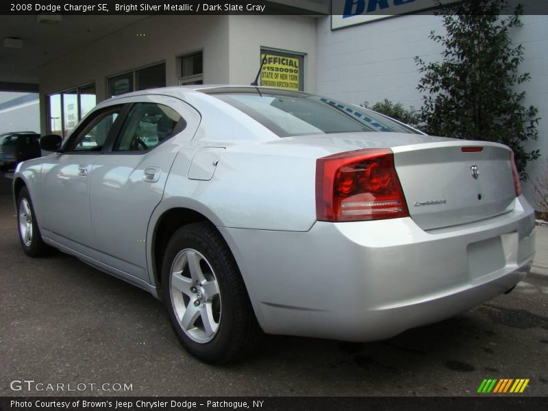 Bright Silver Metallic / Dark Slate Gray 2008 Dodge Charger SE