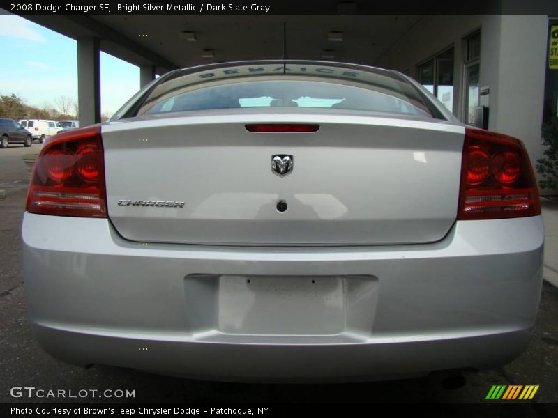 Bright Silver Metallic / Dark Slate Gray 2008 Dodge Charger SE