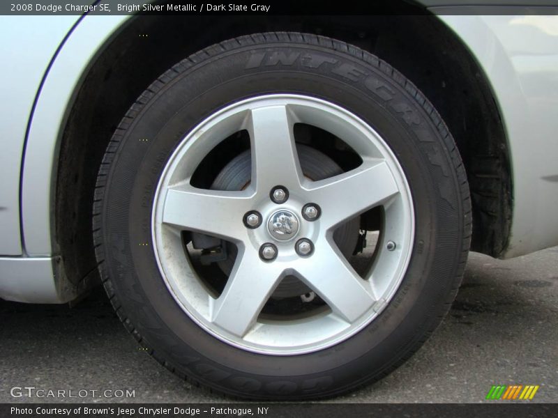 Bright Silver Metallic / Dark Slate Gray 2008 Dodge Charger SE