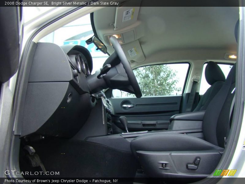 Bright Silver Metallic / Dark Slate Gray 2008 Dodge Charger SE