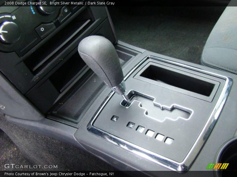 Bright Silver Metallic / Dark Slate Gray 2008 Dodge Charger SE