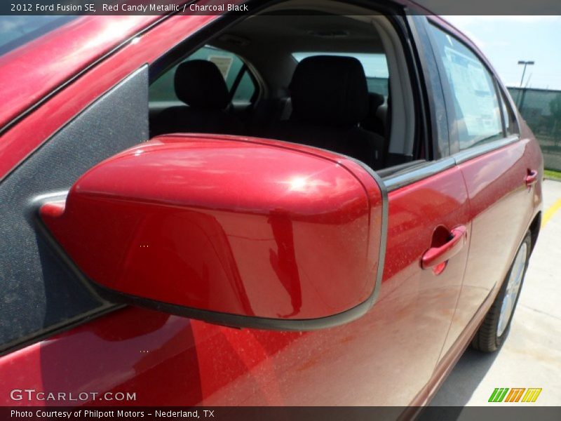 Red Candy Metallic / Charcoal Black 2012 Ford Fusion SE