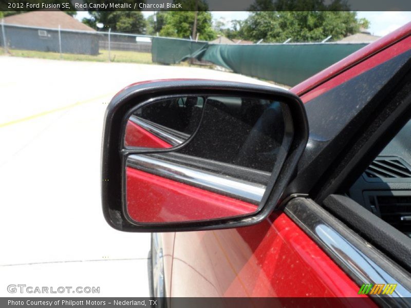 Red Candy Metallic / Charcoal Black 2012 Ford Fusion SE