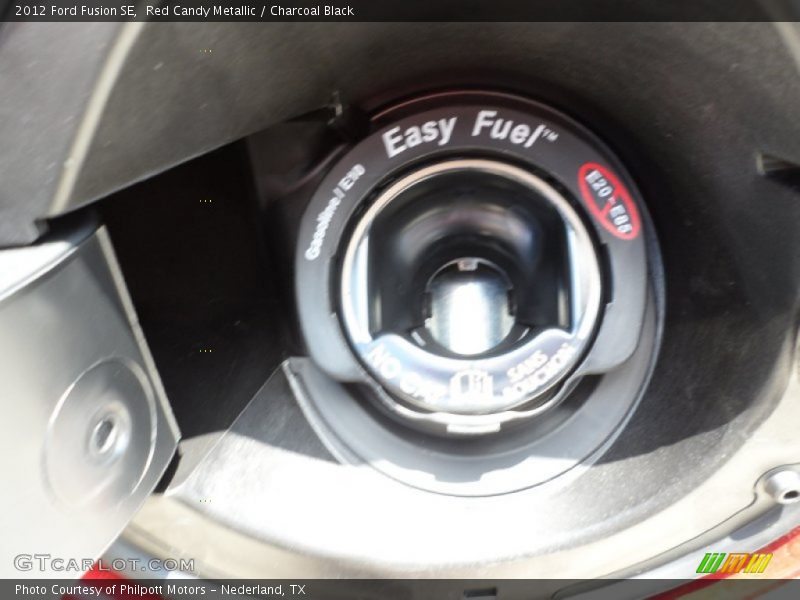 Red Candy Metallic / Charcoal Black 2012 Ford Fusion SE