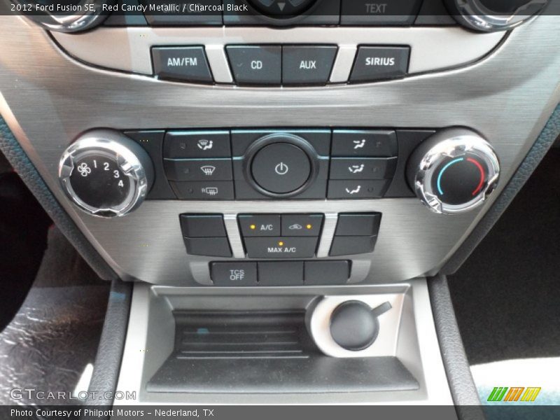 Red Candy Metallic / Charcoal Black 2012 Ford Fusion SE