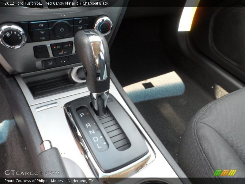 Red Candy Metallic / Charcoal Black 2012 Ford Fusion SE