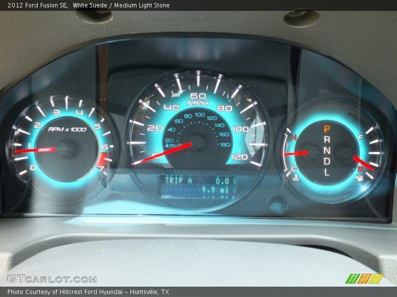 White Suede / Medium Light Stone 2012 Ford Fusion SE