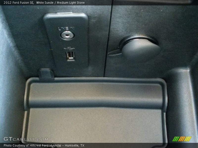 White Suede / Medium Light Stone 2012 Ford Fusion SE