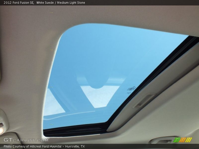 White Suede / Medium Light Stone 2012 Ford Fusion SE