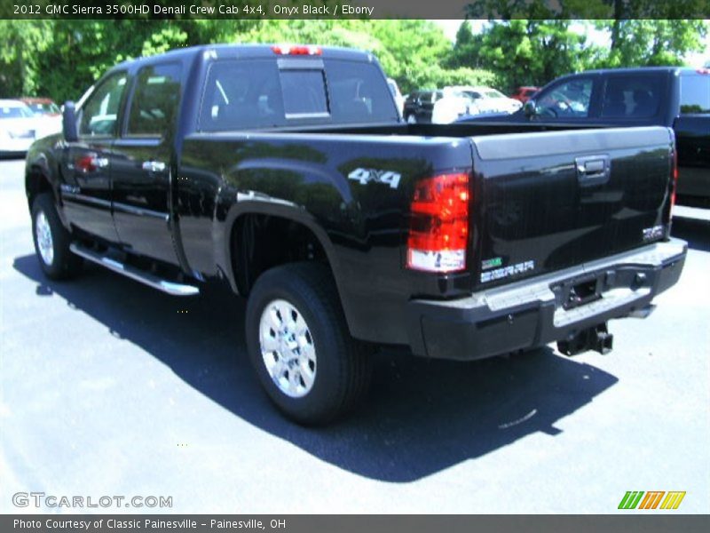 Onyx Black / Ebony 2012 GMC Sierra 3500HD Denali Crew Cab 4x4