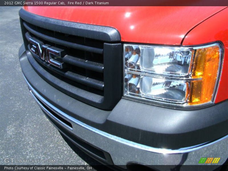 Fire Red / Dark Titanium 2012 GMC Sierra 1500 Regular Cab