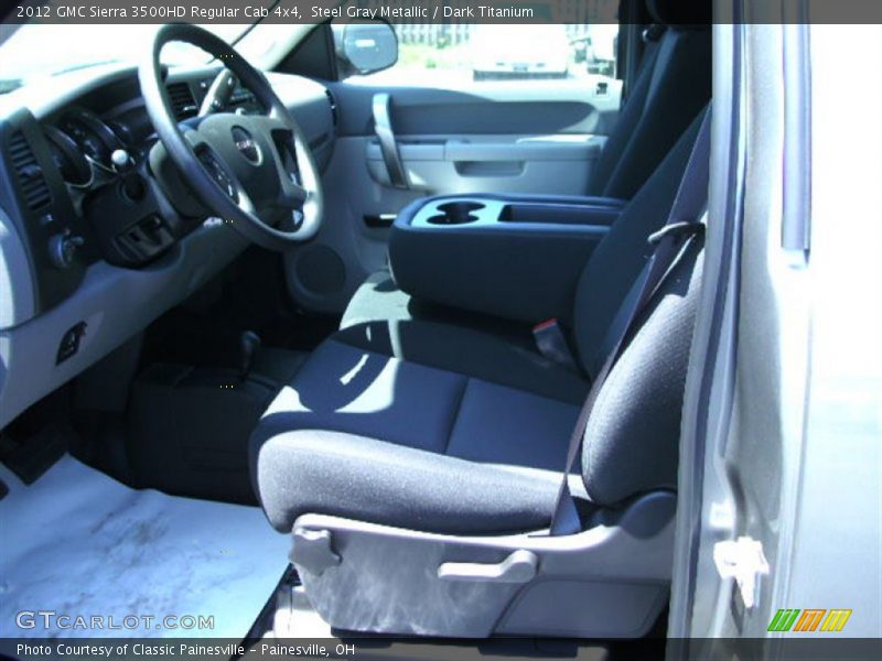 Steel Gray Metallic / Dark Titanium 2012 GMC Sierra 3500HD Regular Cab 4x4