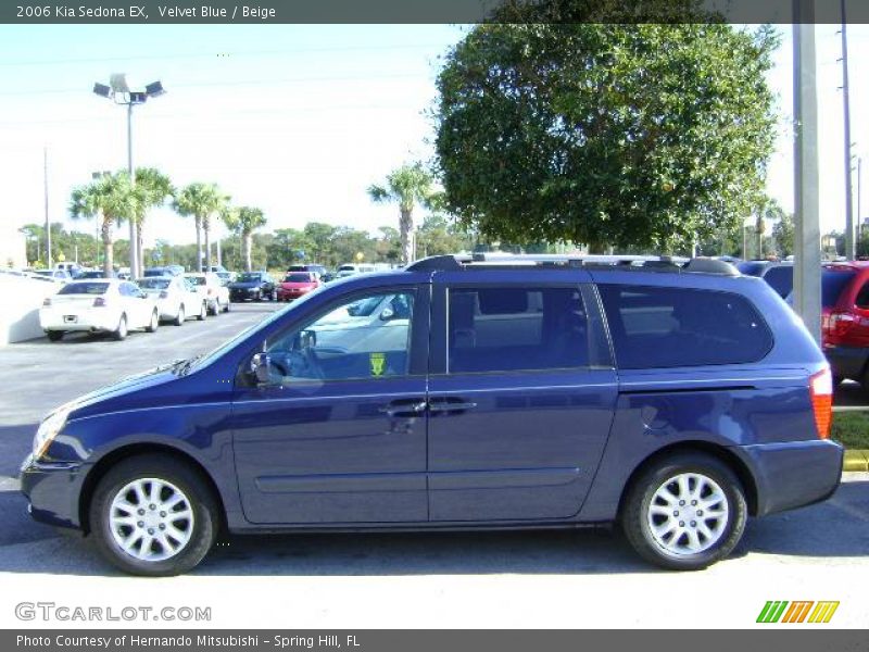 Velvet Blue / Beige 2006 Kia Sedona EX