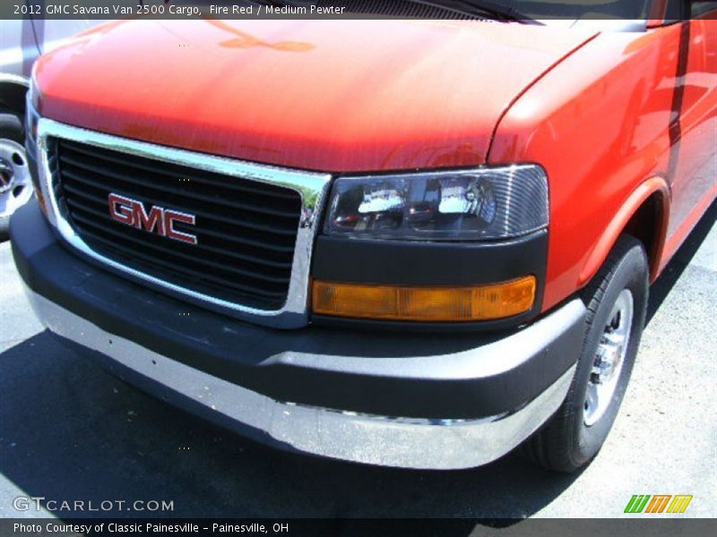 Fire Red / Medium Pewter 2012 GMC Savana Van 2500 Cargo