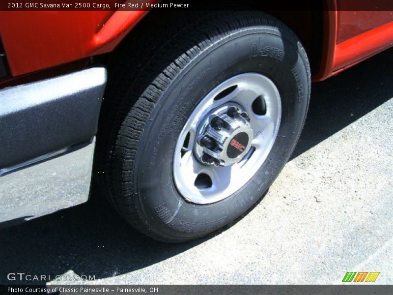 Fire Red / Medium Pewter 2012 GMC Savana Van 2500 Cargo