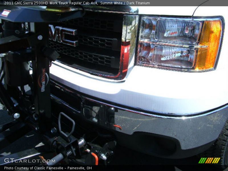 Summit White / Dark Titanium 2011 GMC Sierra 2500HD Work Truck Regular Cab 4x4
