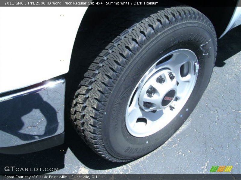 Summit White / Dark Titanium 2011 GMC Sierra 2500HD Work Truck Regular Cab 4x4