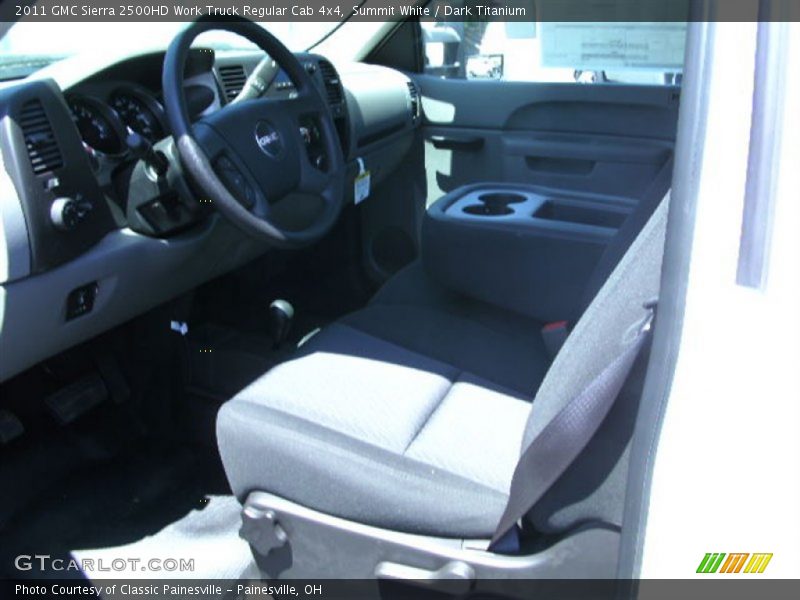 Summit White / Dark Titanium 2011 GMC Sierra 2500HD Work Truck Regular Cab 4x4