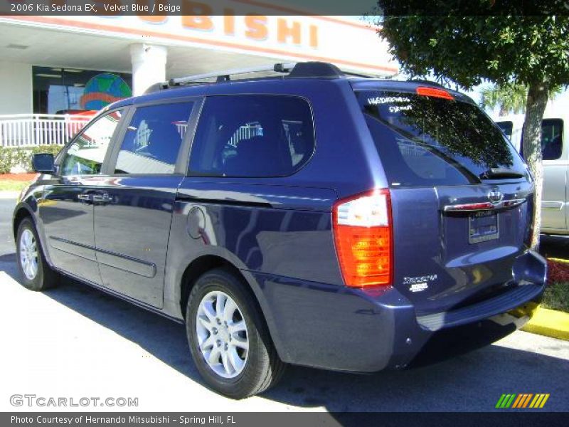 Velvet Blue / Beige 2006 Kia Sedona EX