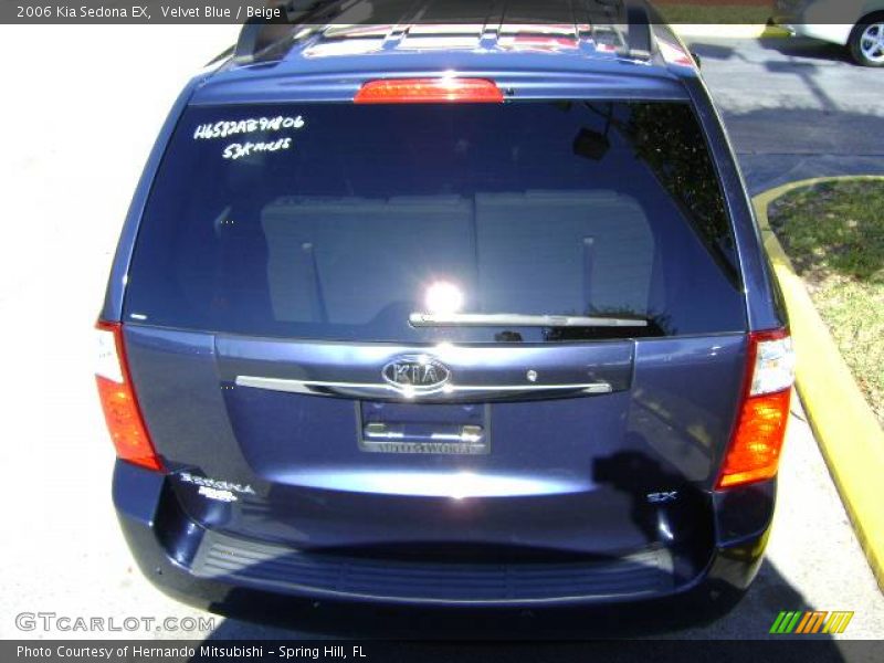 Velvet Blue / Beige 2006 Kia Sedona EX
