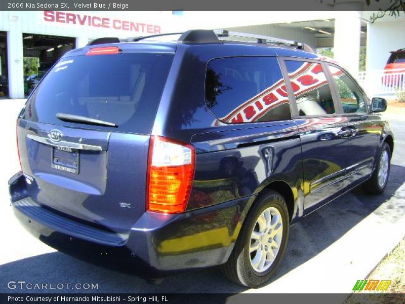 Velvet Blue / Beige 2006 Kia Sedona EX
