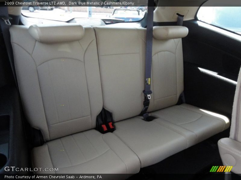 Dark Blue Metallic / Cashmere/Ebony 2009 Chevrolet Traverse LTZ AWD