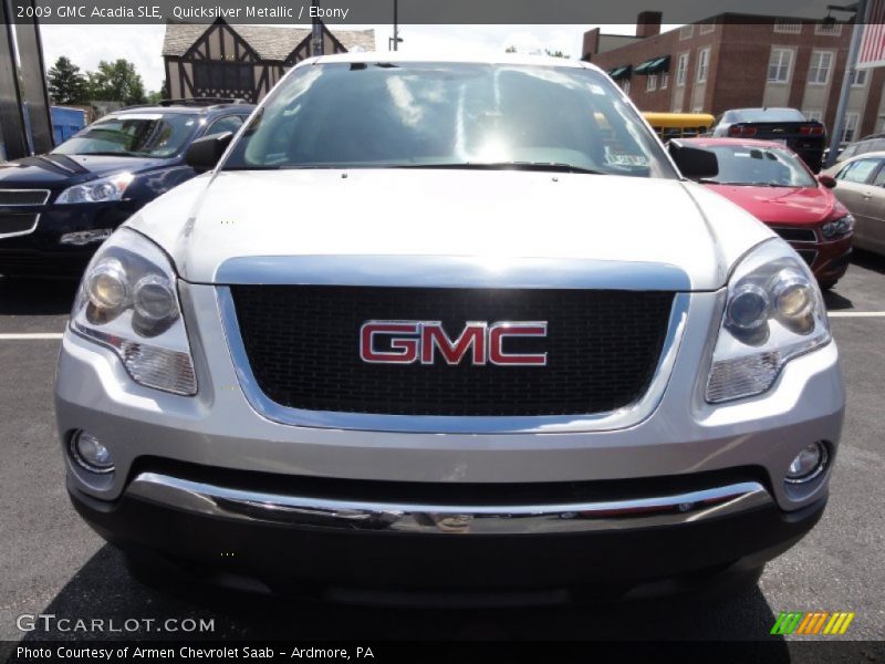 Quicksilver Metallic / Ebony 2009 GMC Acadia SLE