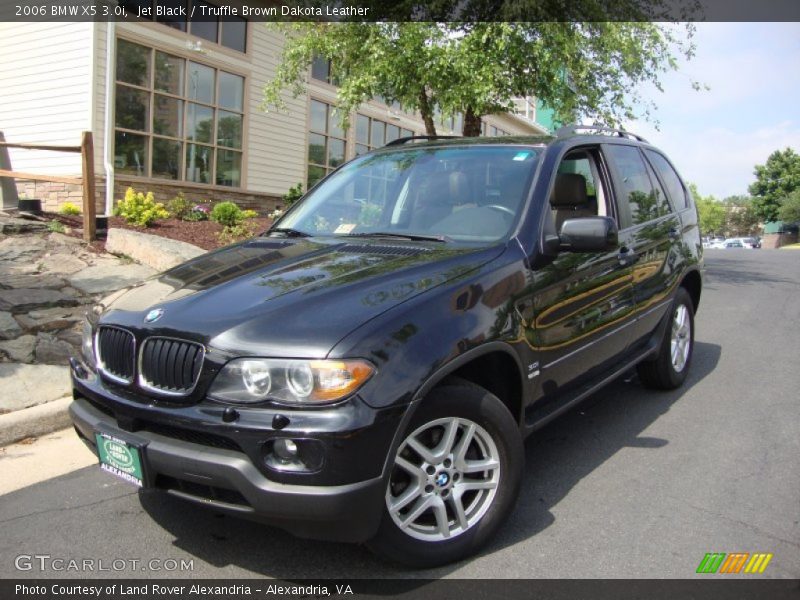 Jet Black / Truffle Brown Dakota Leather 2006 BMW X5 3.0i