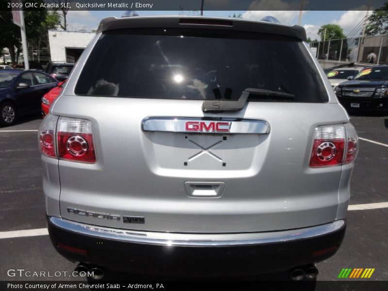 Quicksilver Metallic / Ebony 2009 GMC Acadia SLE