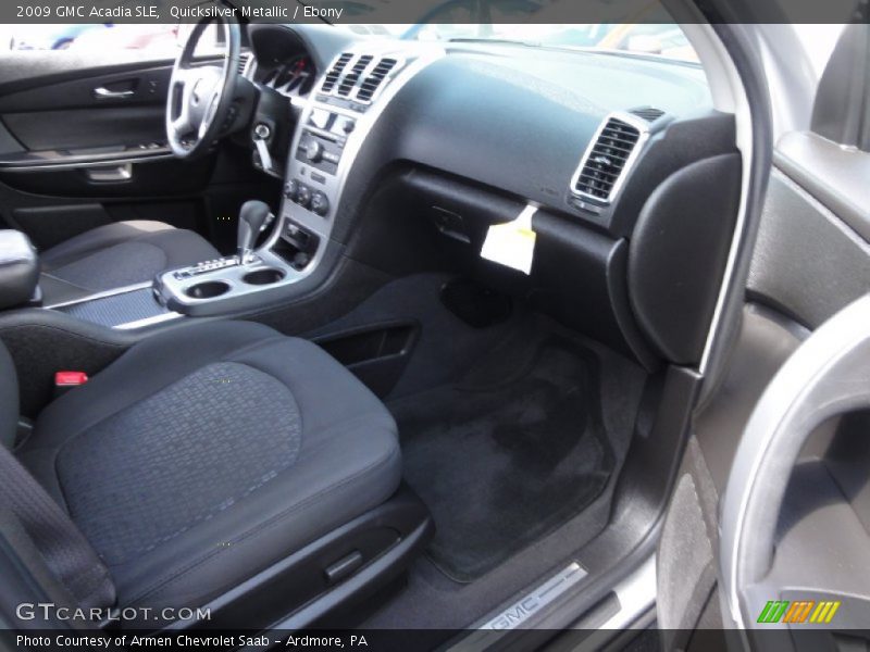Quicksilver Metallic / Ebony 2009 GMC Acadia SLE
