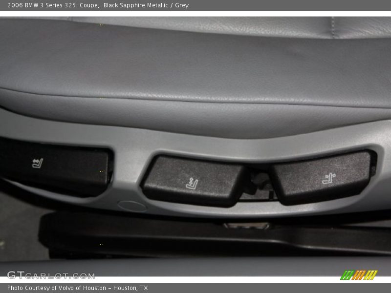 Black Sapphire Metallic / Grey 2006 BMW 3 Series 325i Coupe