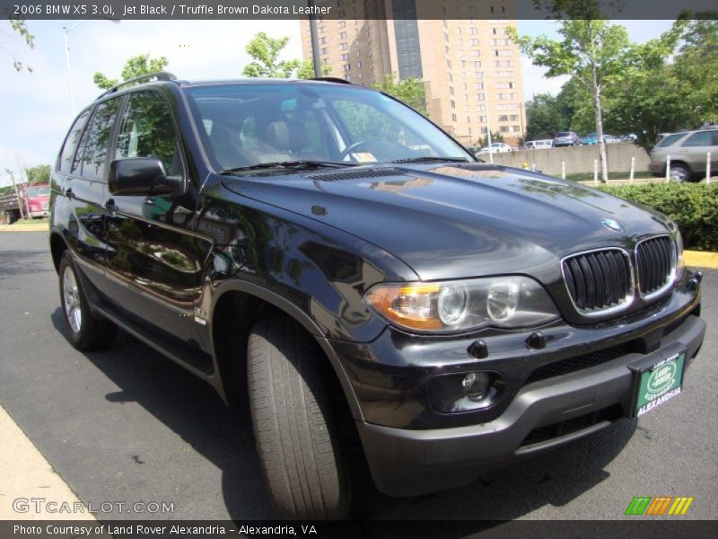 Jet Black / Truffle Brown Dakota Leather 2006 BMW X5 3.0i