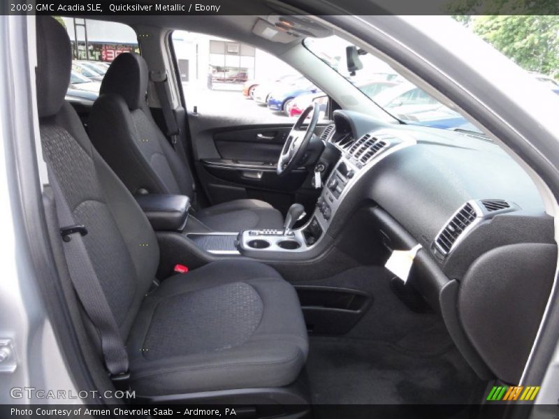 Quicksilver Metallic / Ebony 2009 GMC Acadia SLE