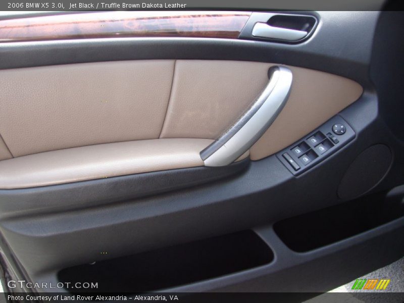 Jet Black / Truffle Brown Dakota Leather 2006 BMW X5 3.0i