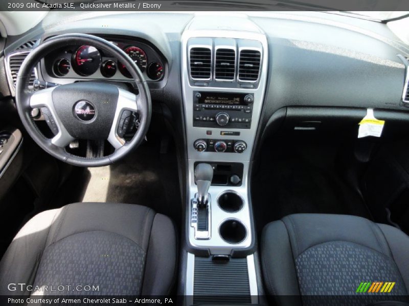 Quicksilver Metallic / Ebony 2009 GMC Acadia SLE