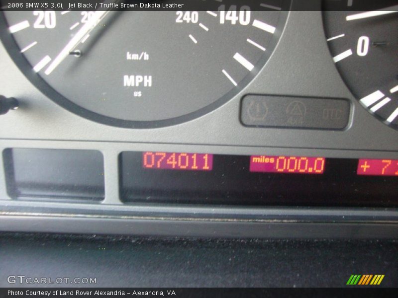 Jet Black / Truffle Brown Dakota Leather 2006 BMW X5 3.0i