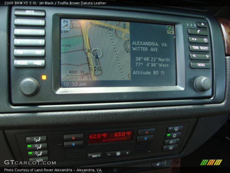Jet Black / Truffle Brown Dakota Leather 2006 BMW X5 3.0i