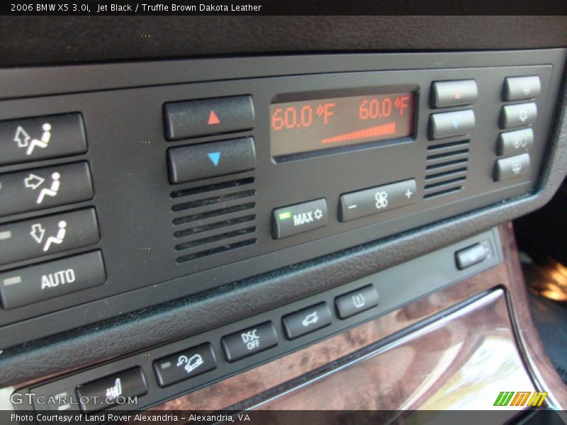 Jet Black / Truffle Brown Dakota Leather 2006 BMW X5 3.0i