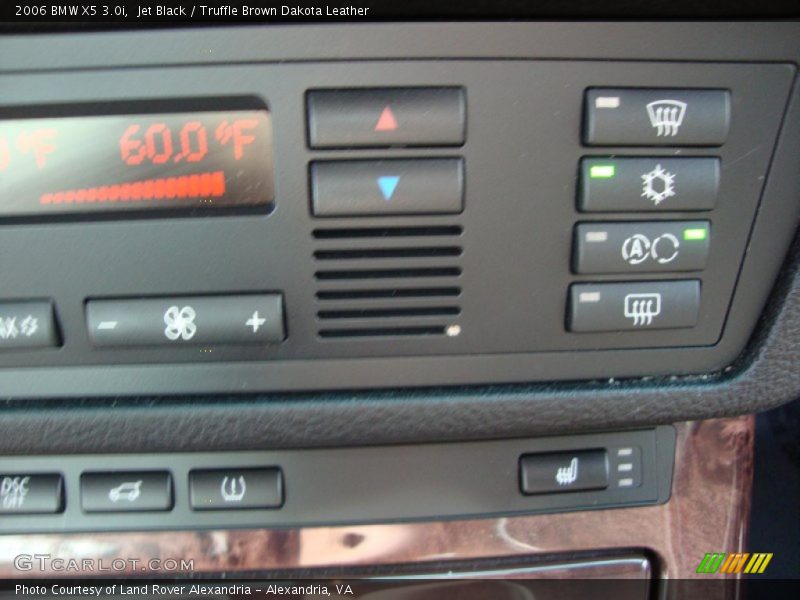Jet Black / Truffle Brown Dakota Leather 2006 BMW X5 3.0i