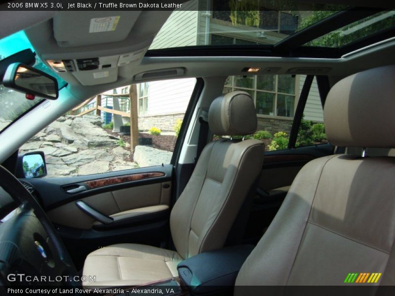 Jet Black / Truffle Brown Dakota Leather 2006 BMW X5 3.0i