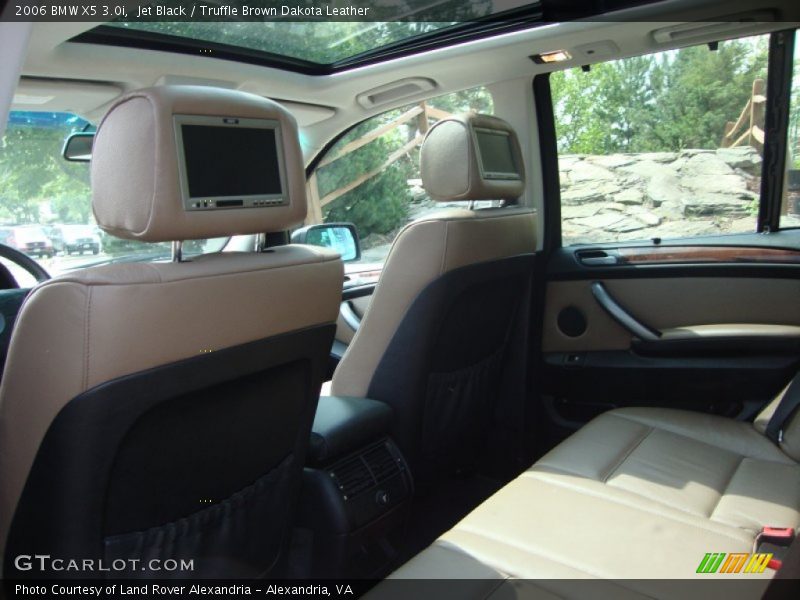 Jet Black / Truffle Brown Dakota Leather 2006 BMW X5 3.0i