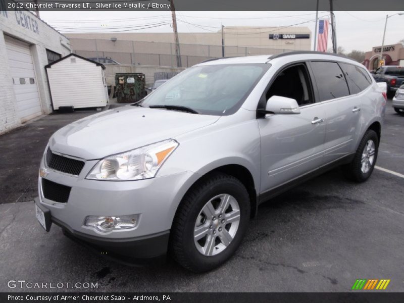 Silver Ice Metallic / Ebony 2012 Chevrolet Traverse LT