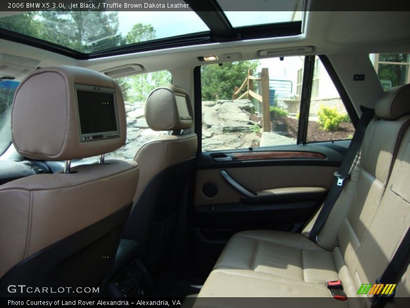 Jet Black / Truffle Brown Dakota Leather 2006 BMW X5 3.0i
