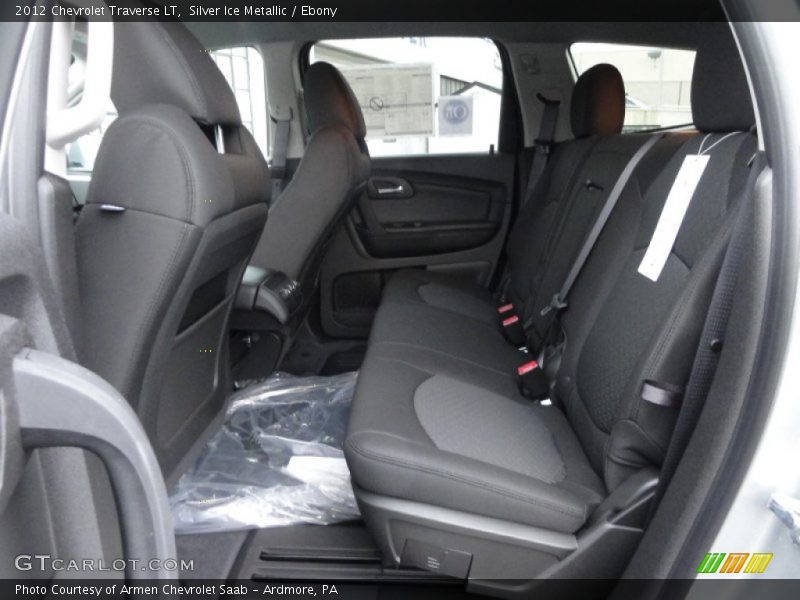 Silver Ice Metallic / Ebony 2012 Chevrolet Traverse LT